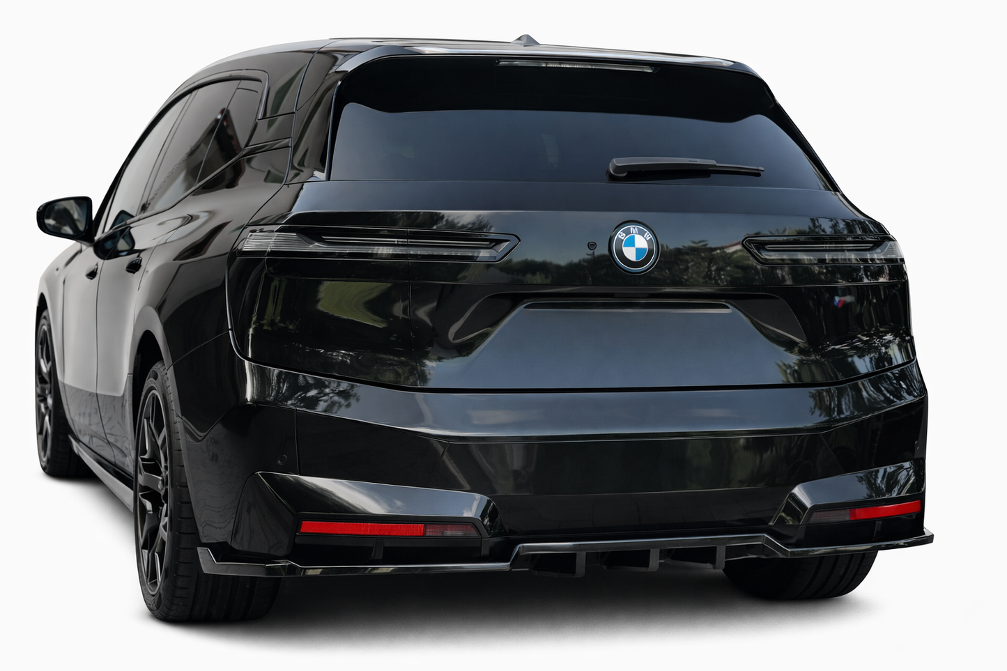💕ART.2121 FLAP DIFFUSORE BMW iX i20 2021+ MSPORT NERO LUCIDO💕