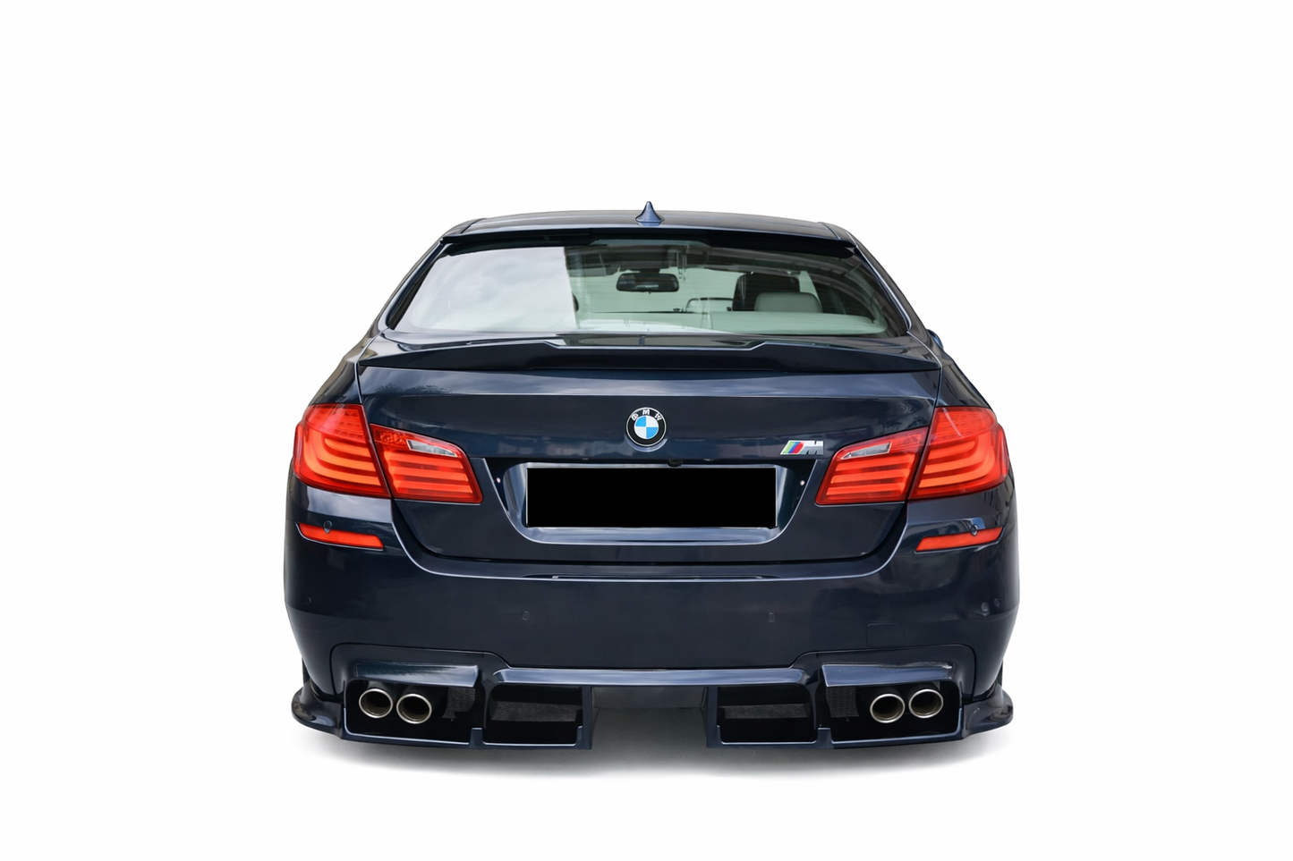 💕ART.1103 FLAP DIFFUSORE BMW SERIE 5 F10 F11 LOOK M5  NERO LUCIDO💕