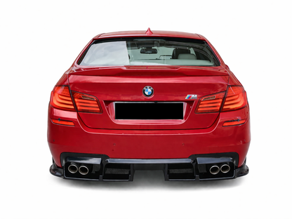 💕ART.1103 FLAP DIFFUSORE BMW SERIE 5 F10 F11 LOOK M5  NERO LUCIDO💕