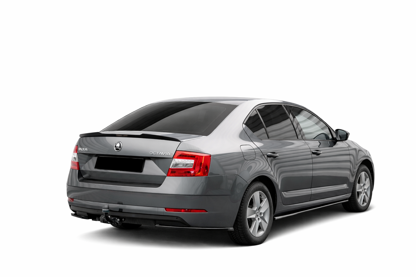 💕ART.1129 SPOILER SKODA OCTAVIA MK3 2012-2020 LOOK F80 NERO LUCIDO💕