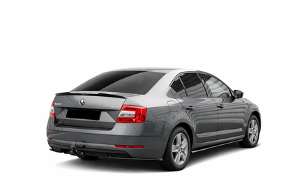 💕ART.1129 SPOILER SKODA OCTAVIA MK3 2012-2020 LOOK F80 NERO LUCIDO💕