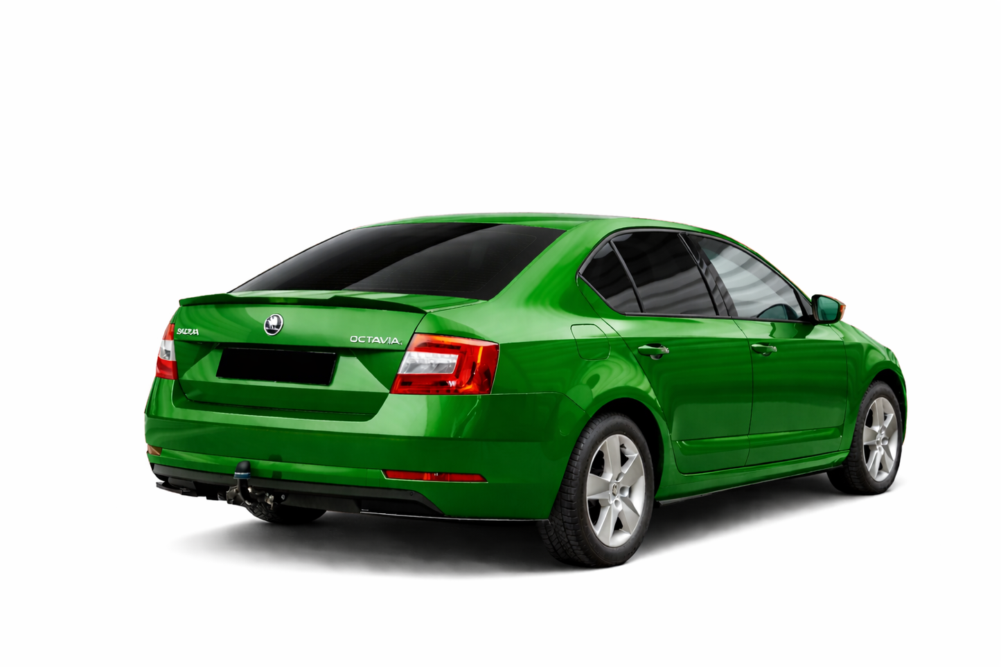 💕ART.1129 SPOILER SKODA OCTAVIA MK3 2012-2020 LOOK F80 NERO LUCIDO💕