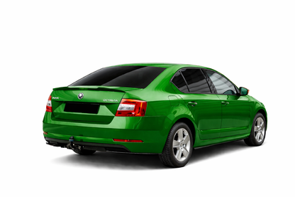 💕ART.1129 SPOILER SKODA OCTAVIA MK3 2012-2020 LOOK F80 NERO LUCIDO💕