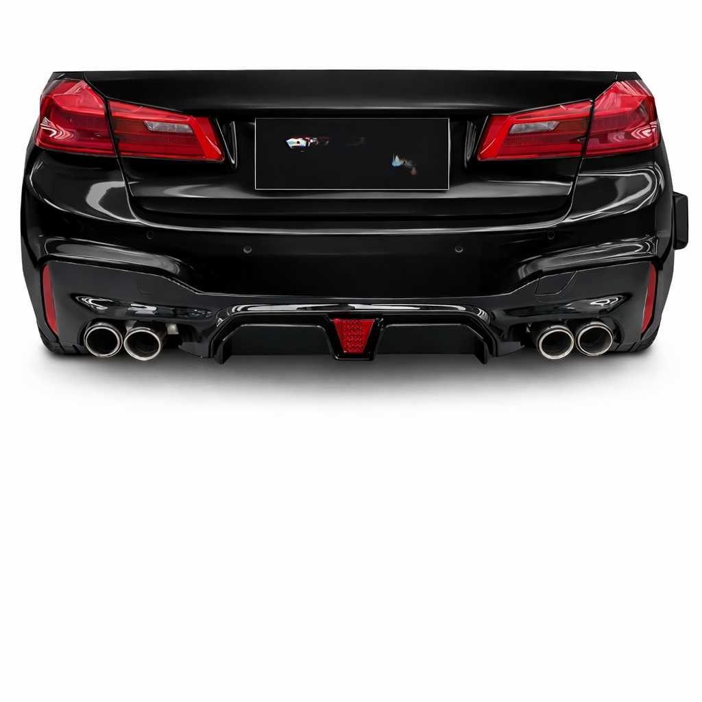 💕ART.2108 DIFFUSORE LED  BMW SERIE 5 G30 2018 MSPORT NERO LUCIDO G38 LOOK💕