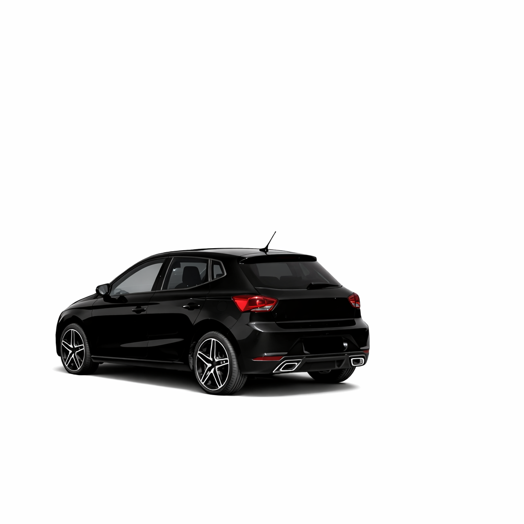 🔥ART.9493 DIFFUSORE CON TERMINAL DI SCARICO IN IBIZA MK5  ABS NERO LUCIDO 17+🔥