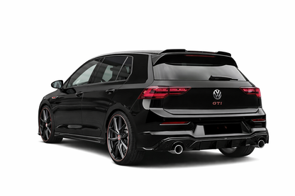 💕ART.9499 DIFFUSORE GOLF 8 8.5 LOOK GTI NERO LUCIDO 1+1 (SENZA TERMINALI)💕