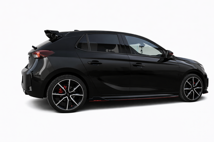 🔥ART.0651 SPOILER ADATTO PER OPEL CORSA F 2019+ NERO LUCIDO🔥