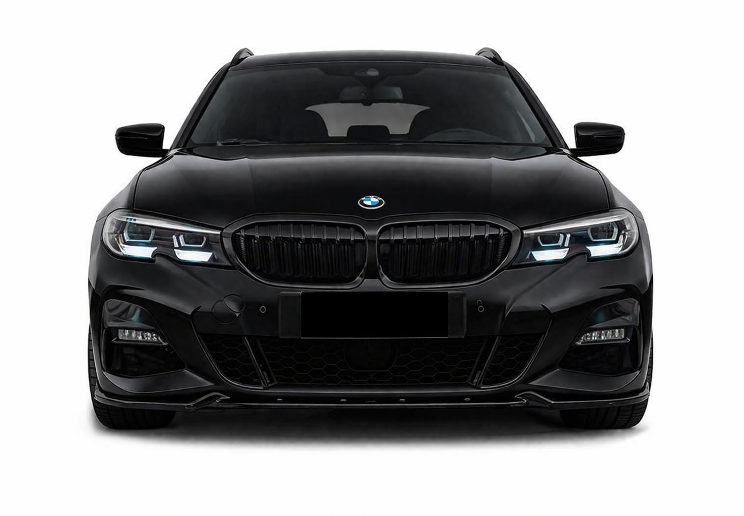 🔥ART.0562 SPLITTER PER BMW 3 G20 G21 MSPORT 2018-2022 NERO LUCIDO LOOK SPORT🔥