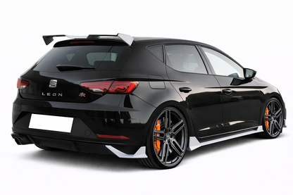 🔥ART.0541 MINIGONNE  SEAT LEON 5F FR LATERALE SOTTO GREMBIULE ABS NERO  MUSO🔥