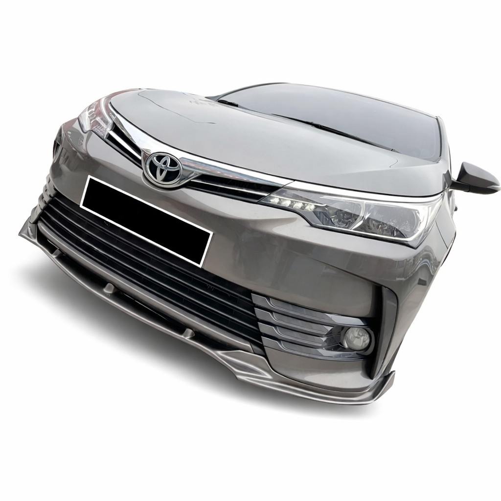 💕ART.1149 SPLITTER TOYOTA COROLLA E 170 2017-2018 ELITE NERO LUCIDO💕