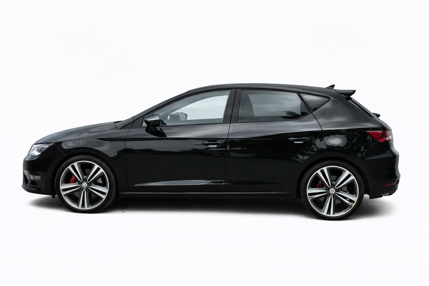 🔥ART.0121 MINIGONNE LATERALI SOTTO PORTA SEAT LEON 5F 12-19 ABS NERO LUCIDO🔥