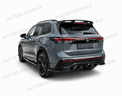ART.9555 SPLITTER Volkswagen Tiguan Mk3 R-Line NERO  LUCIDO