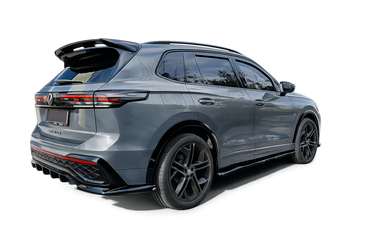 💕ART.9557 SOTTO MINIGONNE  Volkswagen Tiguan Mk3 R-Line NERO  LUCIDO💕