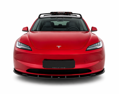 💕ART.9545  SPLITER  Tesla Model 3 Mk1 NERO  LUCIDO💕