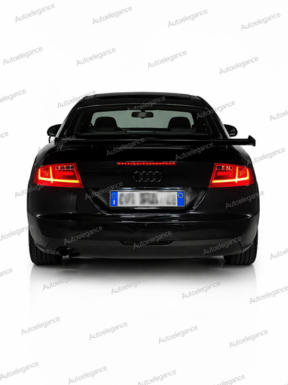 🔥SPOILER POSTERIORE IN STILE GT PER AUDI TT TTRS MK2 MK3 AS3 NERO LUCIDO🔥