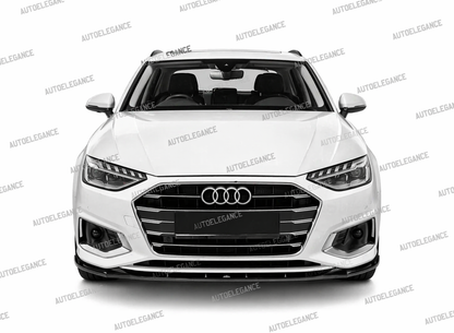 💕ART.9549 SPLITTER  Audi A4 B9 NERO  LUCIDO💕