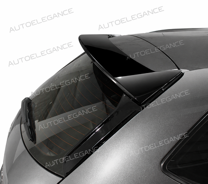 💕ART.9552 SPOILER+DEFLETTORI LATERALI 3PZ SEAT LEON MK3 NERO LUCIDO 💕