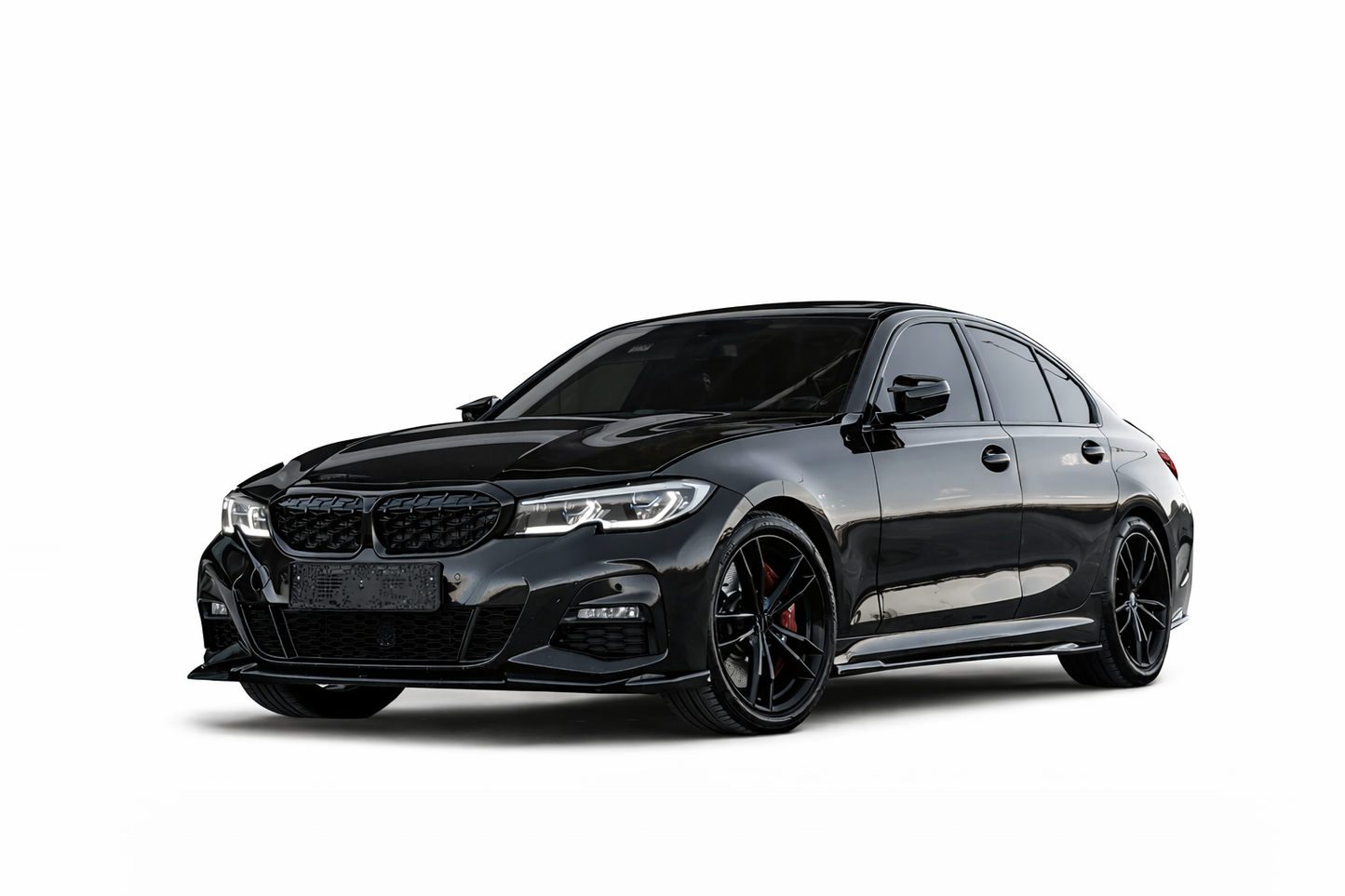 💕ART. 0562 SPLITTER BMW SERIE 3 G20 G21 MSPORT 2018-2022 NERO LUCIDO💕