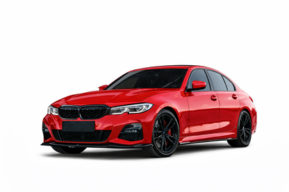 💕ART. 0562 SPLITTER BMW SERIE 3 G20 G21 MSPORT 2018-2022 NERO LUCIDO💕