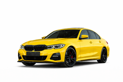 💕ART. 0562 SPLITTER BMW SERIE 3 G20 G21 MSPORT 2018-2022 NERO LUCIDO💕