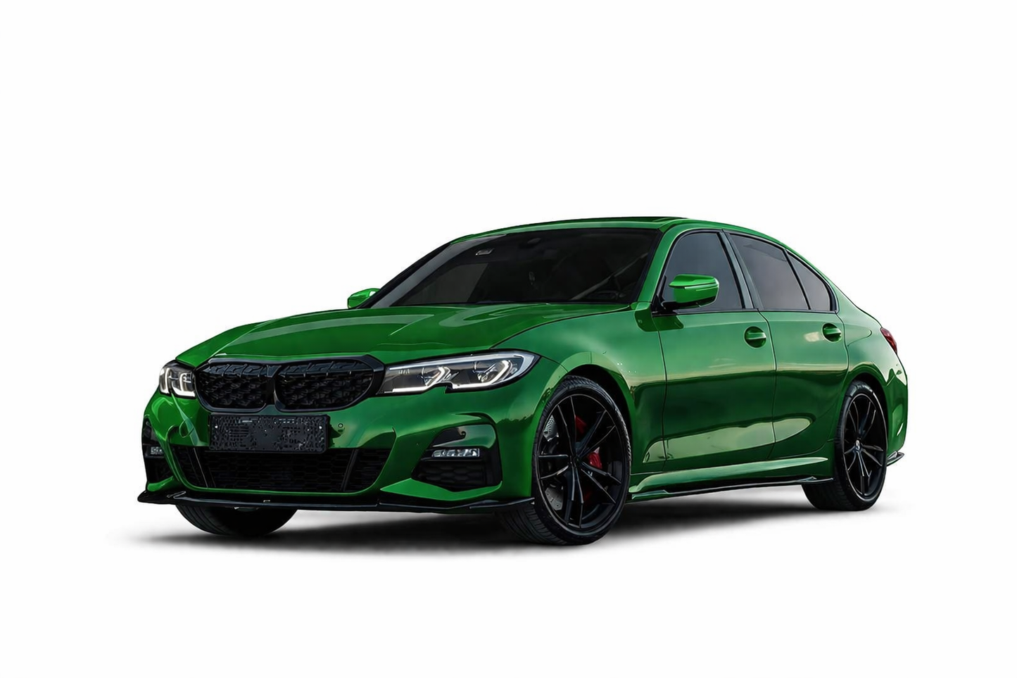💕ART. 0562 SPLITTER BMW SERIE 3 G20 G21 MSPORT 2018-2022 NERO LUCIDO💕