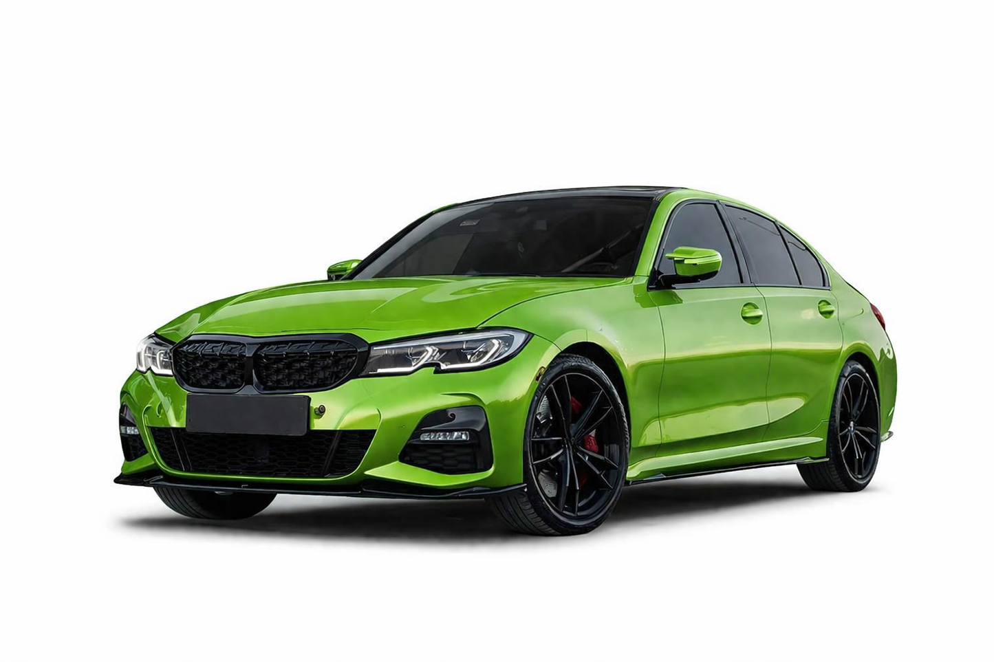 💕ART. 0562 SPLITTER BMW SERIE 3 G20 G21 MSPORT 2018-2022 NERO LUCIDO💕