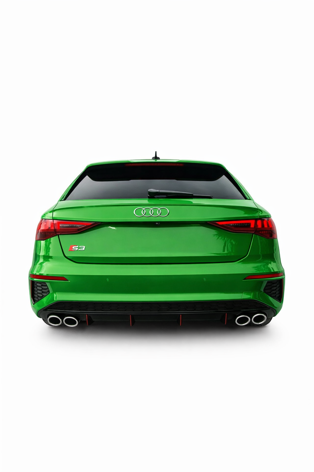💕ART. 1085 DIFFUSORE AUDI A3 8Y 2020-2024  LOOK S3 NERO LUCIDO  💕