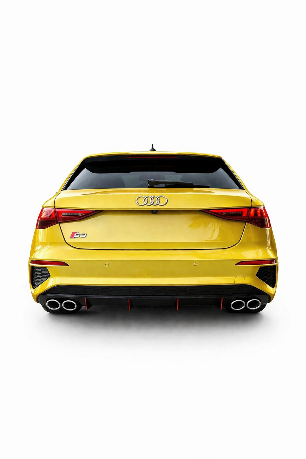 💕ART. 1085 DIFFUSORE AUDI A3 8Y 2020-2024  LOOK S3 NERO LUCIDO  💕