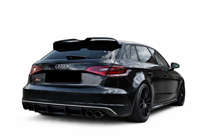 💕ART.0975 Spoiler Audi A3 8v 12-20 nero lucido look OETTINGER💕