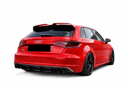 💕ART.0975 Spoiler Audi A3 8v 12-20 nero lucido look OETTINGER💕
