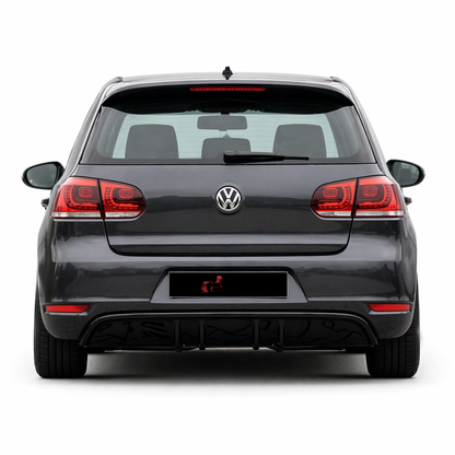 💕ART.0361 DIFFUSORE VW GOLF 6 MK6 2008-2012 LOOK RIEGER NERO  LUCIDO 💕