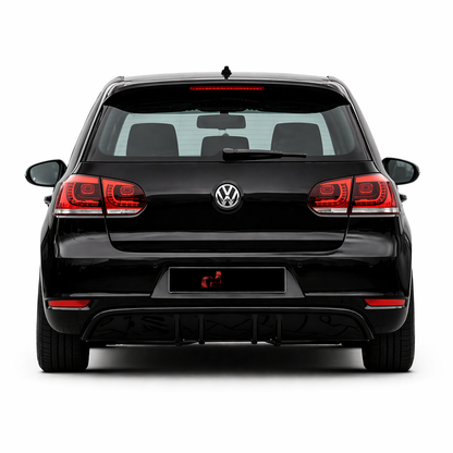 💕ART.0361 DIFFUSORE VW GOLF 6 MK6 2008-2012 LOOK RIEGER NERO  LUCIDO 💕