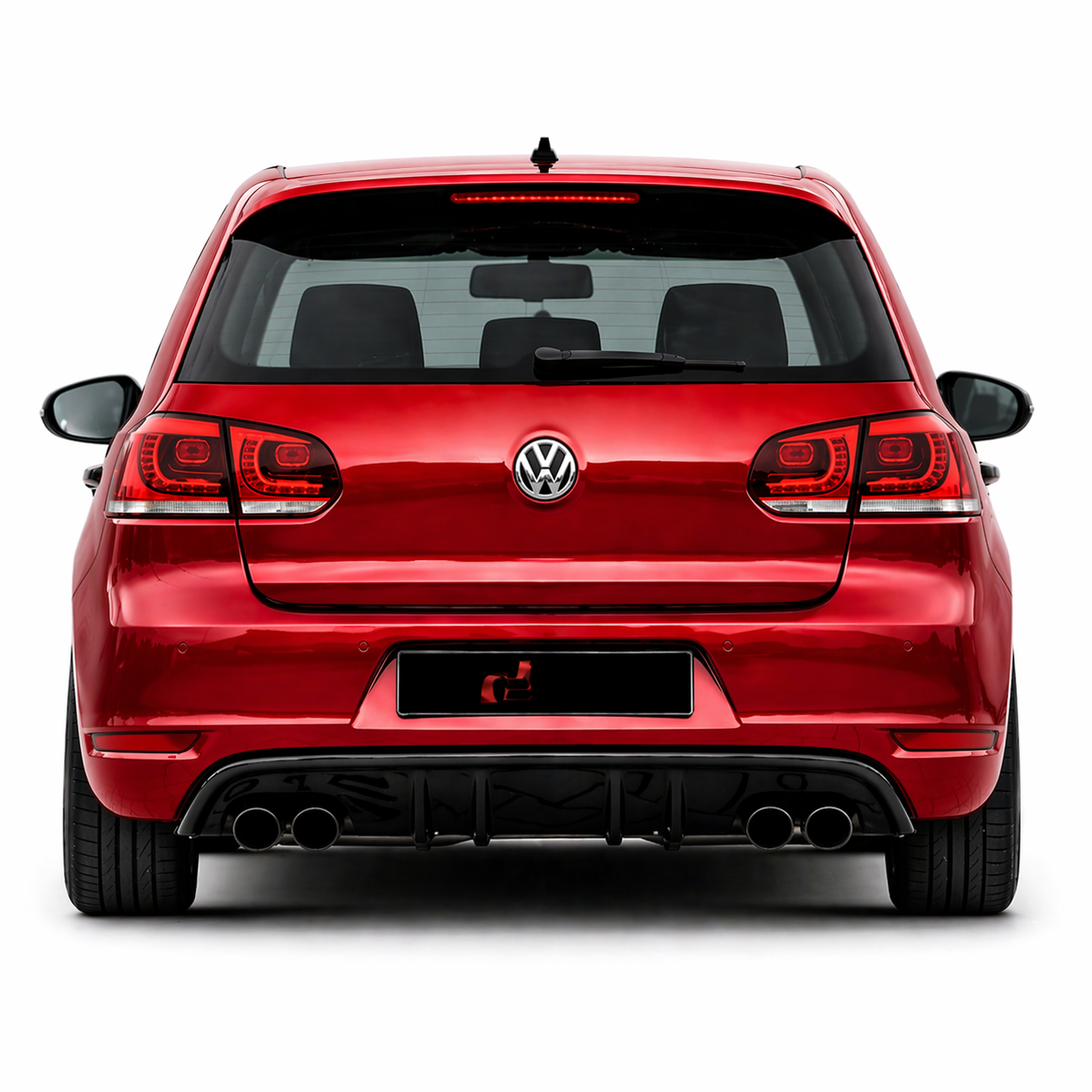 💕ART.0361 DIFFUSORE VW GOLF 6 MK6 2008-2012 LOOK RIEGER NERO  LUCIDO 💕