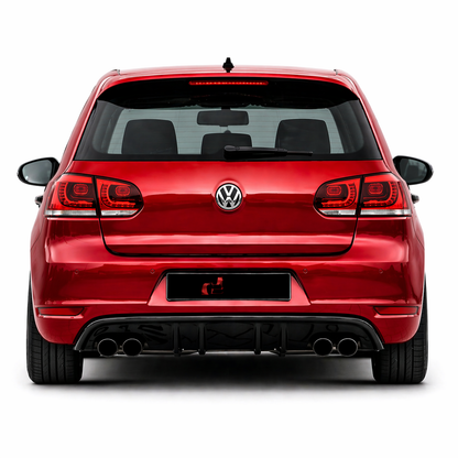 💕ART.0361 DIFFUSORE VW GOLF 6 MK6 2008-2012 LOOK RIEGER NERO  LUCIDO 💕
