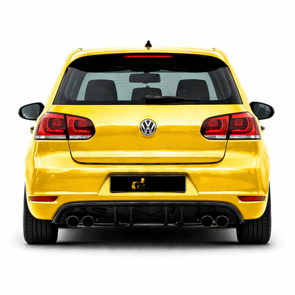 💕ART.0361 DIFFUSORE VW GOLF 6 MK6 2008-2012 LOOK RIEGER NERO  LUCIDO 💕