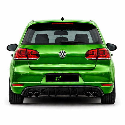 💕ART.0361 DIFFUSORE VW GOLF 6 MK6 2008-2012 LOOK RIEGER NERO  LUCIDO 💕