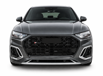 💕ART.9605  GRIGLIA RSQ5 Look Audi Q5 FY 2021 – 2024 NERO LUCIDO💕