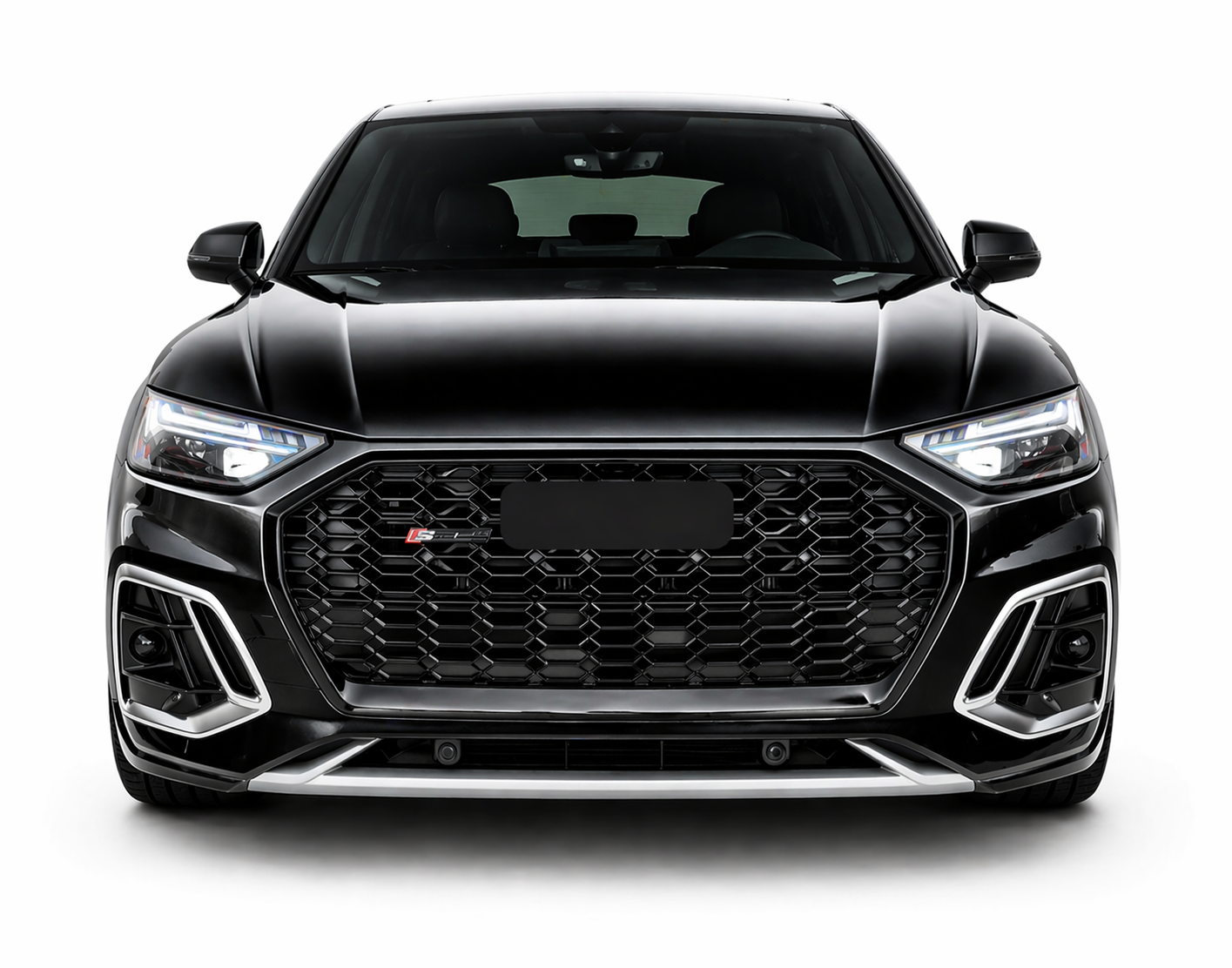 💕ART.9605  GRIGLIA RSQ5 Look Audi Q5 FY 2021 – 2024 NERO LUCIDO💕
