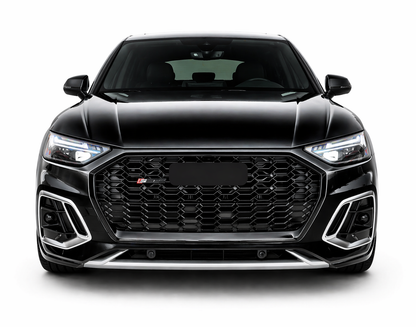 💕ART.9605  GRIGLIA RSQ5 Look Audi Q5 FY 2021 – 2024 NERO LUCIDO💕