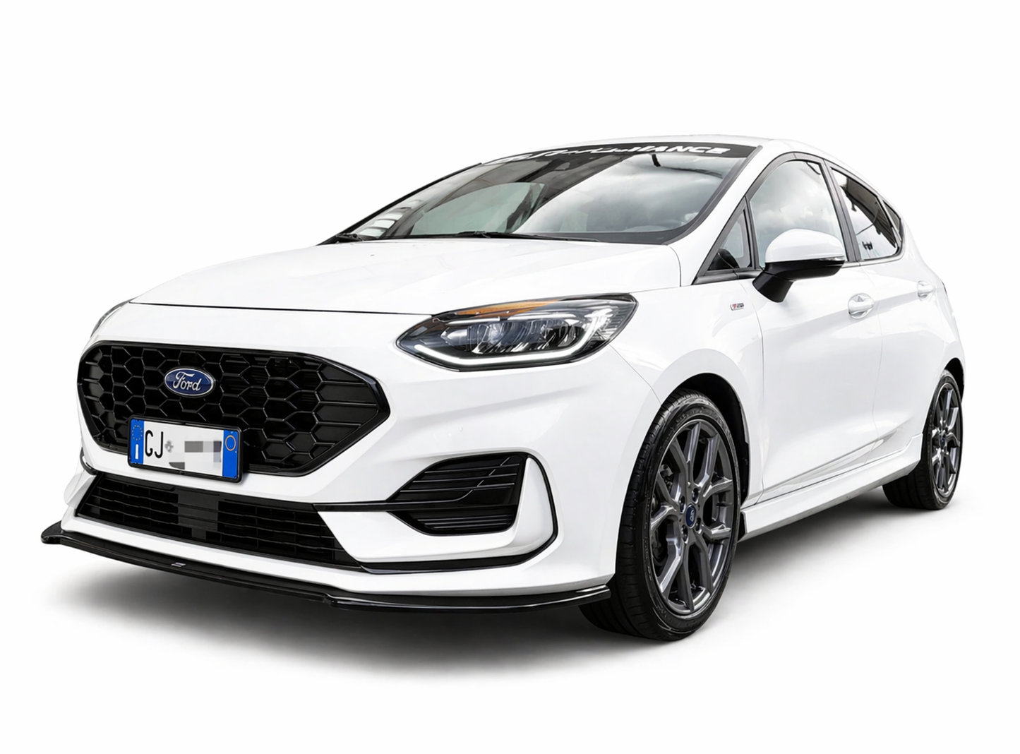 💕ART.9630  SPLITTER Ford Fiesta Mk8 ST-Line V.1 Facelift 21-24 NERO LUCIDO💕