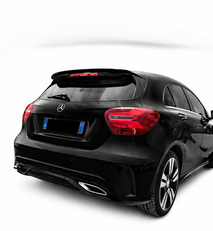 💕ART. 0501 SPOILER M.BENZ CLASSE A W176 2012-2018 NERO LUCIDO💕