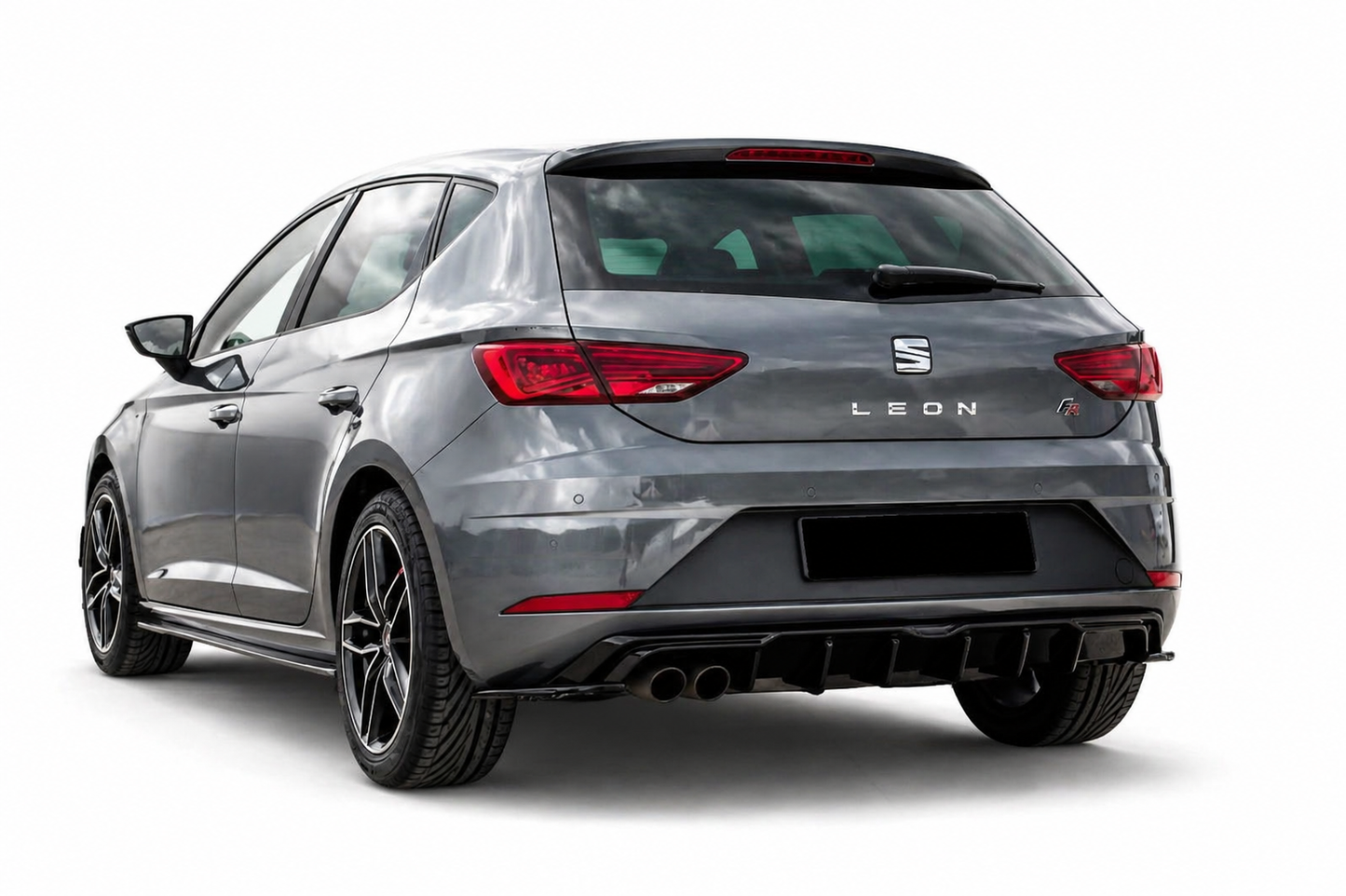 💕ART.1259 DIFFUSORE SEAT LEON 5F LIFT 2017-2020 FR NERO LUCIDO💕