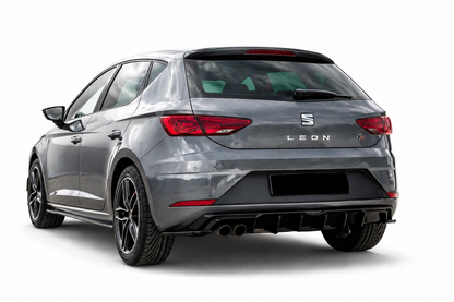 💕ART.1259 DIFFUSORE SEAT LEON 5F LIFT 2017-2020 FR NERO LUCIDO💕
