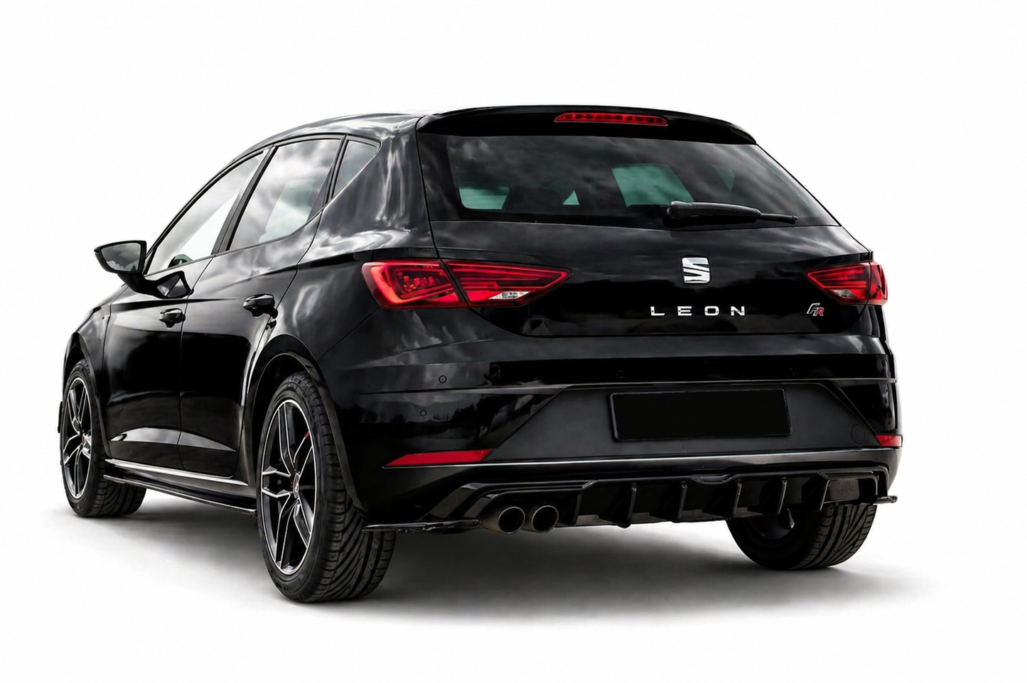 💕ART.1259 DIFFUSORE SEAT LEON 5F LIFT 2017-2020 FR NERO LUCIDO💕