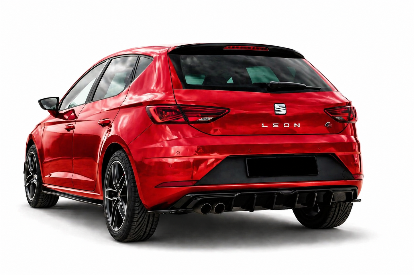 💕ART.1259 DIFFUSORE SEAT LEON 5F LIFT 2017-2020 FR NERO LUCIDO💕