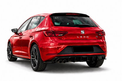 💕ART.1259 DIFFUSORE SEAT LEON 5F LIFT 2017-2020 FR NERO LUCIDO💕