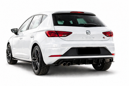💕ART.1259 DIFFUSORE SEAT LEON 5F LIFT 2017-2020 FR NERO LUCIDO💕