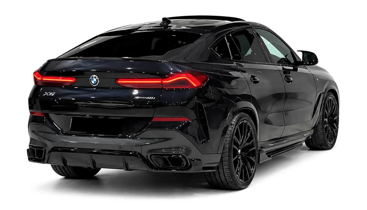 💕ART.9677  BODYKIT  BMW X6 (G06) (2019-2023)  NERO LUCIDO💕