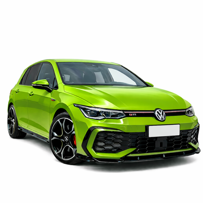 💕ART. 0264 SOTTO MINIGONNE VW GOLF 8 VIII 2019+ LOOK GTI NERO LUCIDO💕