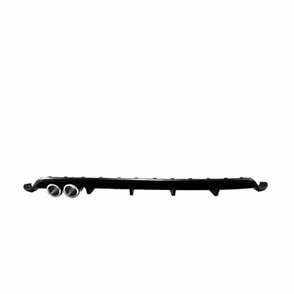 💕ART.9244 DIFFUSORE POLO AW1 18-24 LOOK GTI NERO LUCIDO CON TERMINALI CROMATI💕
